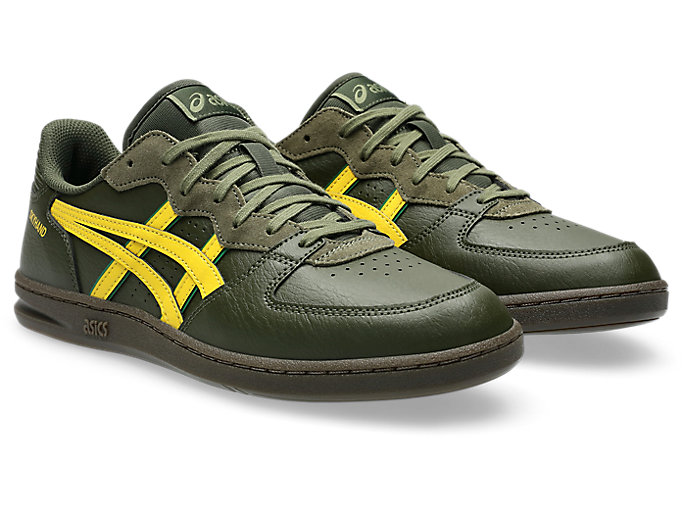 Order 아식스 스카이핸드 OG 스니커즈 올리브 캔버스/타이치 옐로우 1203A451-301