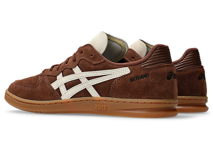 Shop Asics SKYHAND OG Sneakers Reddish Brown/Oatmeal 1203A452-200