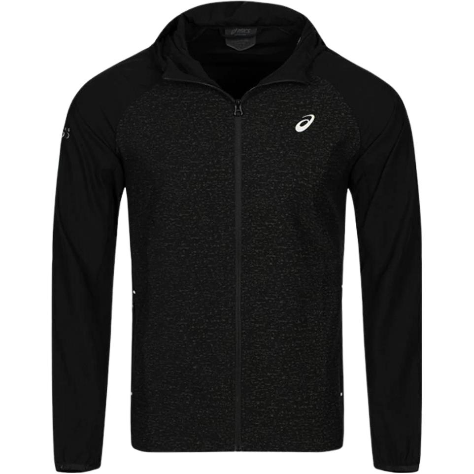 ASICS Solid Color Hoodie Jacket Black 2011C264-001