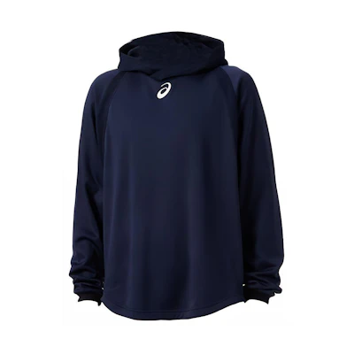 ASICS Solid Color Hoodie Navy Blue 2121A341-400