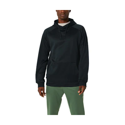 ASICS Solid Color Pullover Raglan Long Sleeve Sweatshirt Black 2031E210-001