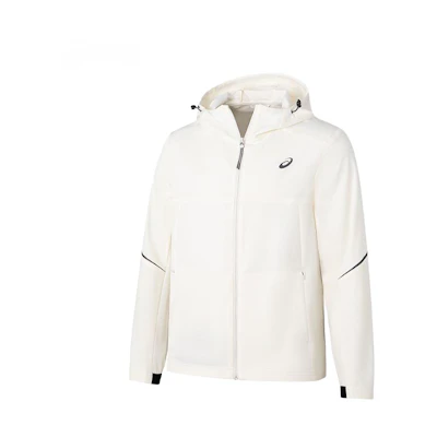 ASICS Solid Color Quick-Dry Reflective Sports Jacket Off-White 2011D070-100