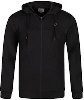 ASICS Solid Color Zip-Up Hoodie Jacket - Black 2031E426-001 ASICS Solid Color Zip-Up Hoodie Jacket - Black 2031E426-001