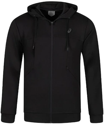 ASICS Solid Color Zip-Up Hoodie Jacket - Black 2031E426-001 Buy ASICS Solid Color Zip-Up Hoodie Jacket - Black 2031E426-001