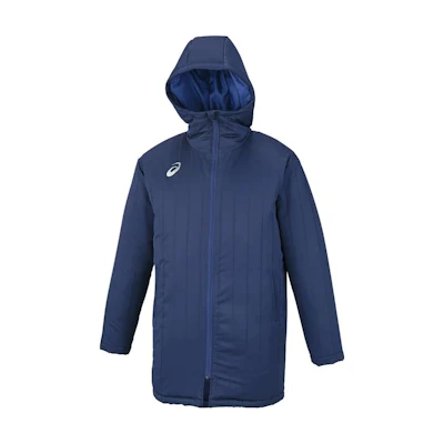 ASICS Solid Color Zip-Up Hoodie Jacket Blue XSW230-49
