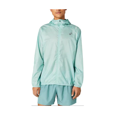 ASICS Solid Color Zip-Up Hoodie Jacket Light Celadon 2011C889-302