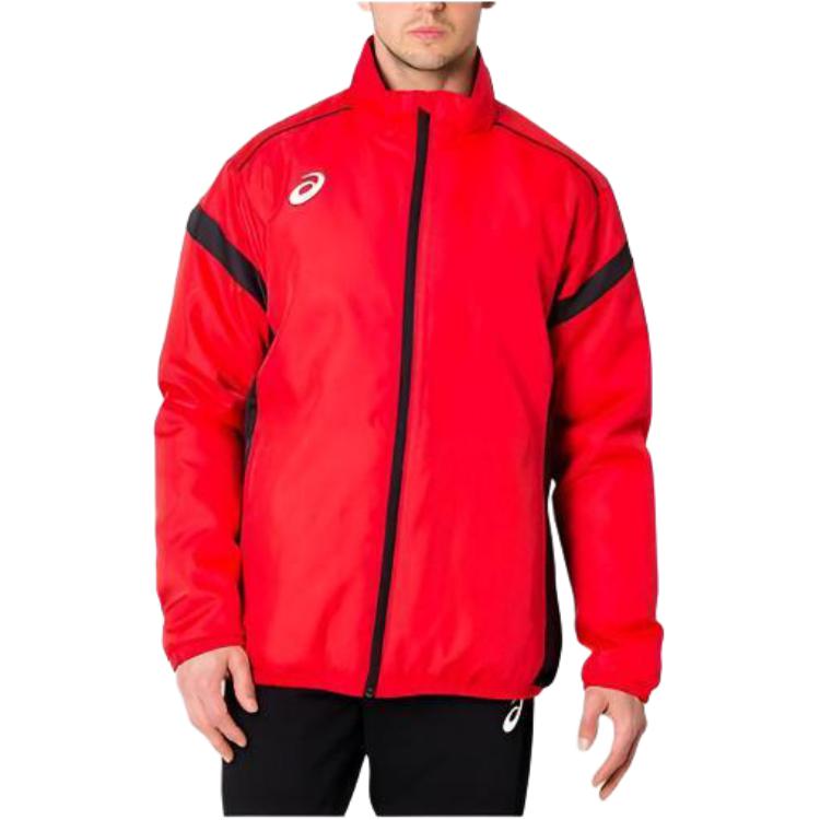 ASICS Solid Color Zip-Up Track Jacket Red 2031A902-600