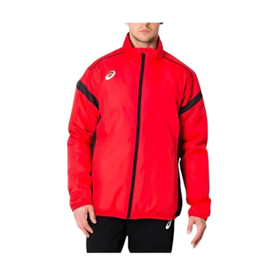 ASICS Solid Color Zip-Up Track Jacket Red 2031A902-600