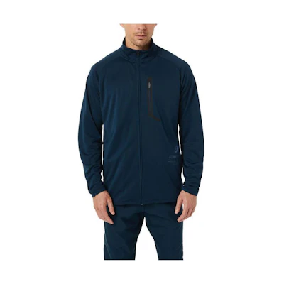 ASICS Solid Full-Zip Jacket Deep Navy 2031C911-403