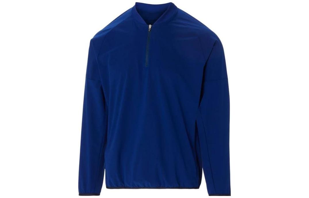 ASICS Solid Half-Zip Long Sleeve Sweatshirt Blue 2121A334-402