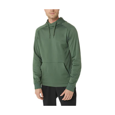 ASICS Solid Pullover Raglan Sweatshirt Snake Stone Green 2031E210-301
