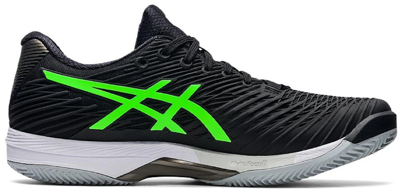Asics Solution Speed FF 2.0 Clay 減震防滑運動跑步鞋 黑綠拼色 Order Asics Solution Speed FF 2.0 Clay 減震防滑運動跑步鞋 黑綠拼色