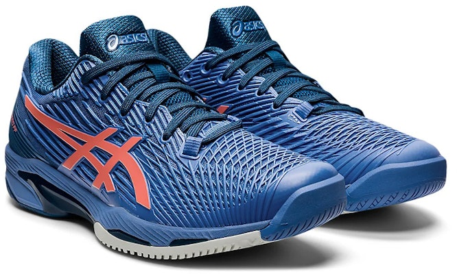 ASICS Solution Speed FF 2 '蓝色和谐番石榴'运动鞋 1041A182-400 Lookbook ASICS Solution Speed FF 2 '蓝色和谐番石榴'运动鞋 1041A182-400