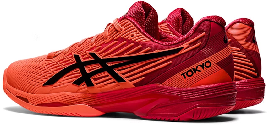 ASICS Solution Speed FF 2 'Sunrise Red Black' 1041A278-701 Shop ASICS Solution Speed FF 2 'Sunrise Red Black' 1041A278-701