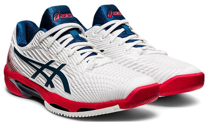 アシックス ソリューションスピードFF2 白/マコブルー 1041A182-101 Lookbook アシックス ソリューションスピードFF2 白/マコブルー 1041A182-101