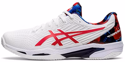 ASICS Solution Speed FF 2 Clay L.E. 'White and Red Colorblock' 1041A287-110 ASICS Solution Speed FF 2 Clay L.E. 'White and Red Colorblock' 1041A287-110