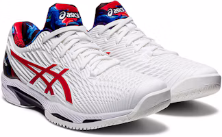 Lookbook 亞瑟士 (ASICS) Solution Speed FF 2 LE '白經典紅' 1041A286-110