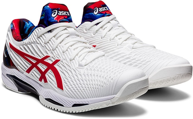 ASICS Solution Speed FF 2 LE 'White Classic Red' 1041A286-110 Lookbook ASICS Solution Speed FF 2 LE 'White Classic Red' 1041A286-110