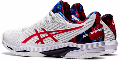 Shop 亞瑟士 (ASICS) Solution Speed FF 2 LE '白經典紅' 1041A286-110