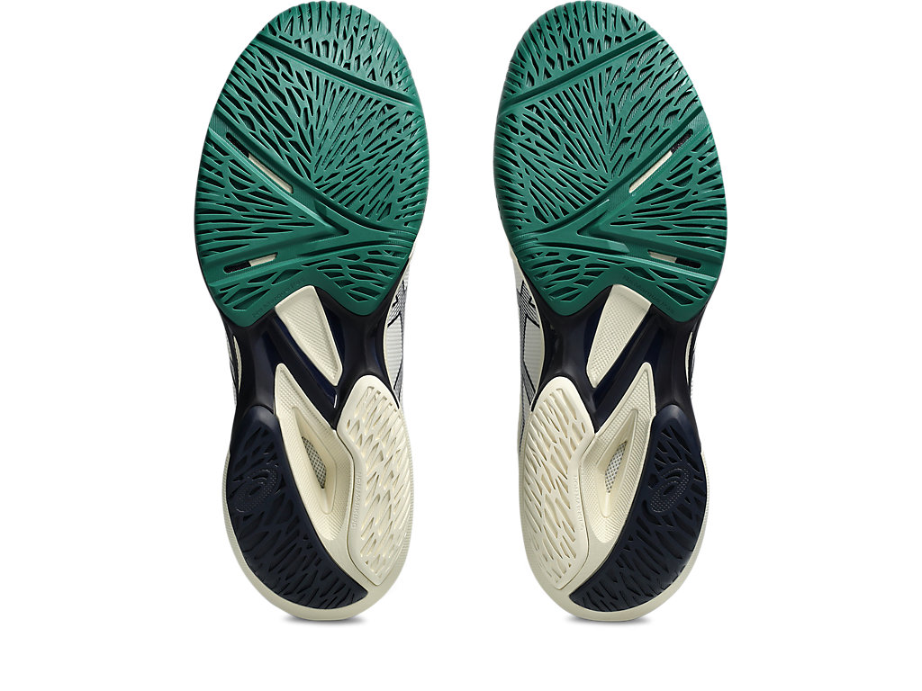 Sizing ASICS Solution Speed FF 3 全能型網球鞋 米白/午夜藍 1041A438-104