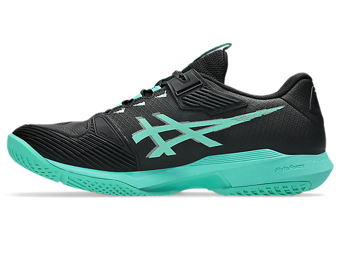 Shop ASICS Solution Speed FF 4 (All Court) Noir/Vert Aurora 1041A532-001