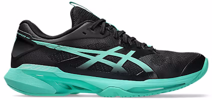 Cheap ASICS Solution Speed FF 4 全地形 黑色/極光綠 網球鞋 1041A532-001