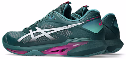 Lookbook ASICS Solution Speed FF 4 全地形網球鞋 深海藍/白 1041A532-300
