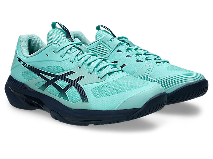 Order ASICS Solution Speed FF 4網球鞋 照亮薄荷/夜空 (全場地適用) 1041A532-401