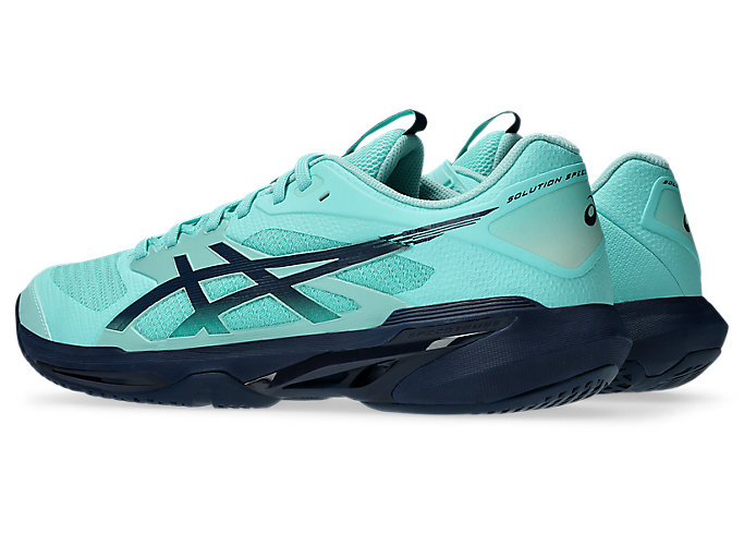 Lookbook ASICS Solution Speed FF 4網球鞋 照亮薄荷/夜空 (全場地適用) 1041A532-401