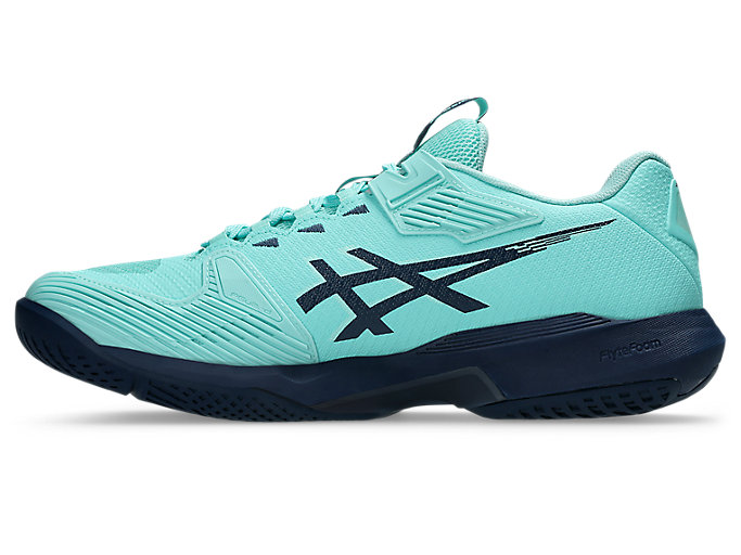 Shop ASICS Solution Speed FF 4網球鞋 照亮薄荷/夜空 (全場地適用) 1041A532-401