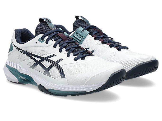 Lookbook ASICS Solution Speed FF 4 (All Court) Putih/Midnight 1041A532-102
