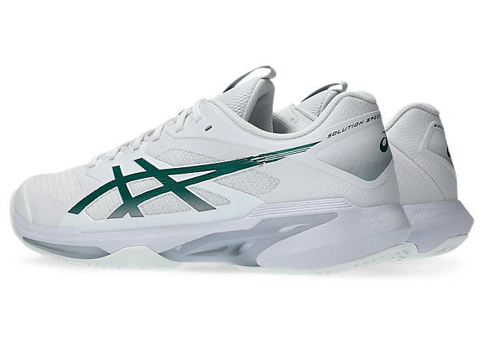 Lookbook ASICS Solution Speed FF 4 (All Court) Putih/Pitch Hijau 1042A307-103