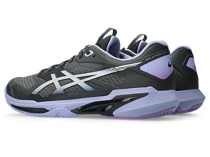 Lookbook ASICS Solution Speed FF 4 Night Energy Gris Graphite/Argent Pure (All Court) 1041A542-020