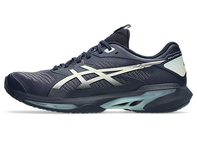 Cheap ASICS Solution Speed FF 4 OC 网球鞋 午夜蓝/象牙色 (硬地/粘土场适用) 1041A534-400