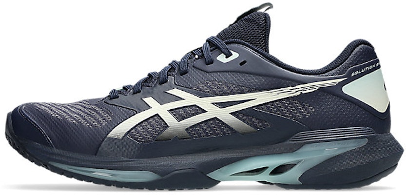 ASICS Solution Speed FF 4 OC 网球鞋 午夜蓝/象牙色 (硬地/粘土场适用) 1041A534-400 Cheap ASICS Solution Speed FF 4 OC 网球鞋 午夜蓝/象牙色 (硬地/粘土场适用) 1041A534-400