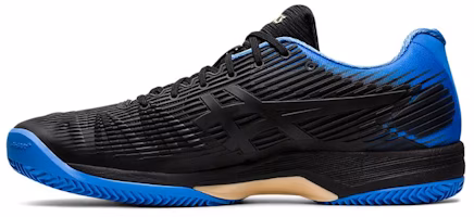 ASICS Solution Speed FF Clay Black//Blue 'White' 1041A004-012 ASICS Solution Speed FF Clay Black//Blue 'White' 1041A004-012
