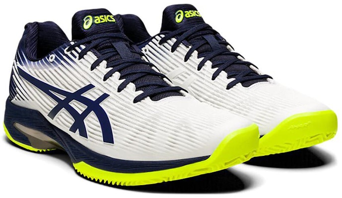 Asics解決方案速度FF黏土版 白藍 跑步鞋 Lookbook Asics解決方案速度FF黏土版 白藍 跑步鞋