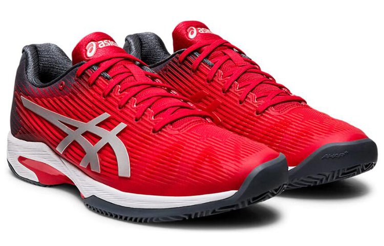 Lookbook Asics Solution Speed FF Clay 運動 舒適 耐磨 低筒 跑步鞋 男款 紅銀