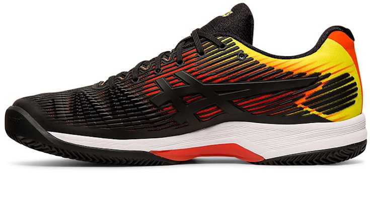 亞瑟士解決方案速度FF黏土 黑白橙 Buy 亞瑟士解決方案速度FF黏土 黑白橙