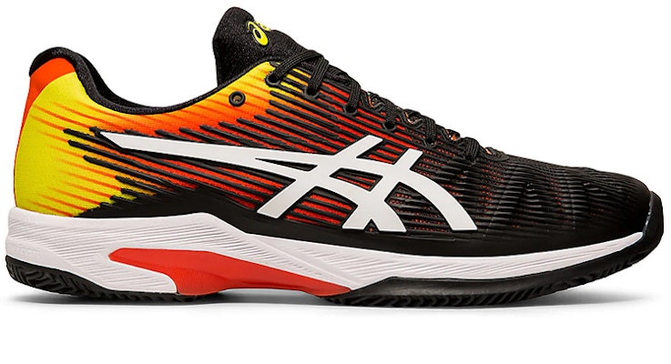 亞瑟士解決方案速度FF黏土 黑白橙 Order 亞瑟士解決方案速度FF黏土 黑白橙