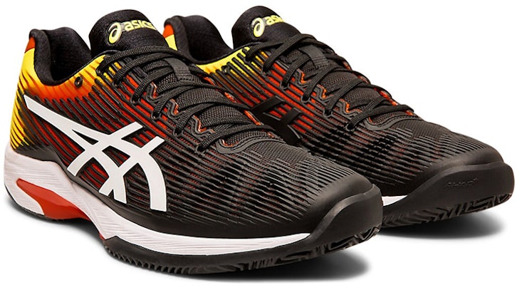 亞瑟士解決方案速度FF黏土 黑白橙 Lookbook 亞瑟士解決方案速度FF黏土 黑白橙