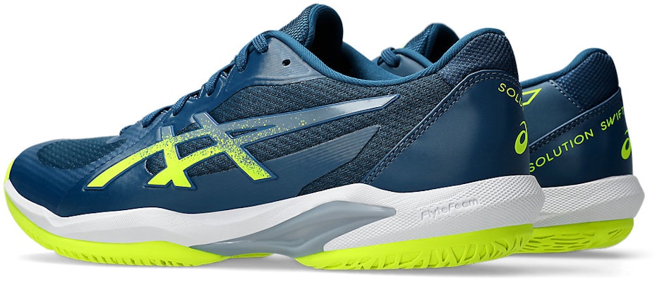 ASICS Solution Swift Ff 2 'Mako Blue Safety Yellow' 1041A466-400 Lookbook ASICS Solution Swift Ff 2 'Mako Blue Safety Yellow' 1041A466-400