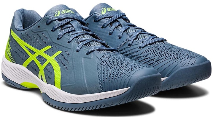 ASICS Solution Swift FF 'Steel Blue Hazard Green' 1041A298-401 Lookbook ASICS Solution Swift FF 'Steel Blue Hazard Green' 1041A298-401