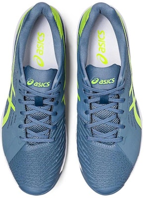 ASICS Solution Swift FF 'Steel Blue Hazard Green' 1041A298-401 Shop ASICS Solution Swift FF 'Steel Blue Hazard Green' 1041A298-401