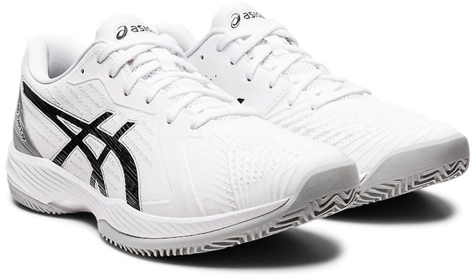 ASICS Solution Swift FF Clay 'White Black' 1041A299-100 Lookbook ASICS Solution Swift FF Clay 'White Black' 1041A299-100