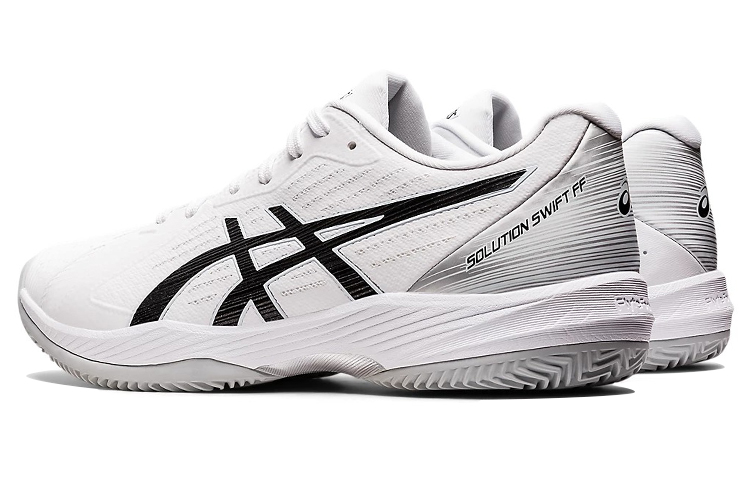 Shop ASICS Solution Swift FF Clay 'White Black' 1041A299-100