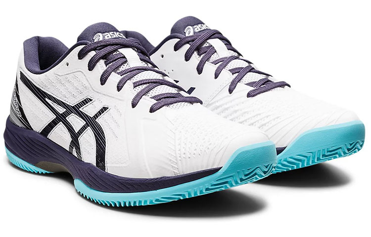 Lookbook ASICS Solution Swift FF Clay 'White Blue' 1041A299-101
