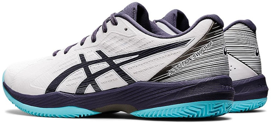 ASICS Solution Swift FF Clay 'White Blue' 1041A299-101 Shop ASICS Solution Swift FF Clay 'White Blue' 1041A299-101