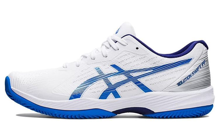 ASICS Solution Swift FF Clay 'White Electric Blue' 1041A299-102