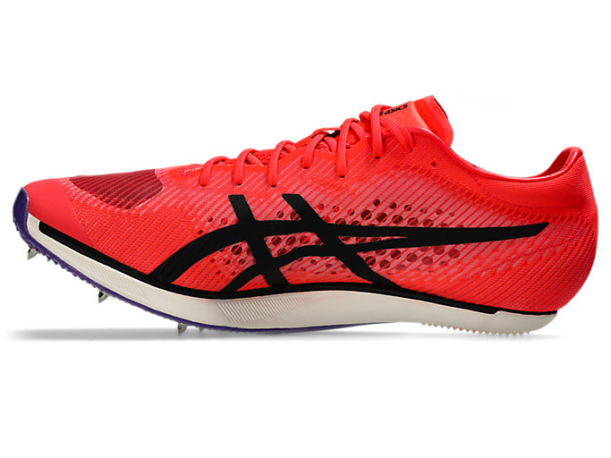 Shop 아식스 소닉 스프린트 엘리트 3 육상화 플래시 레드/블랙 1093A219-600